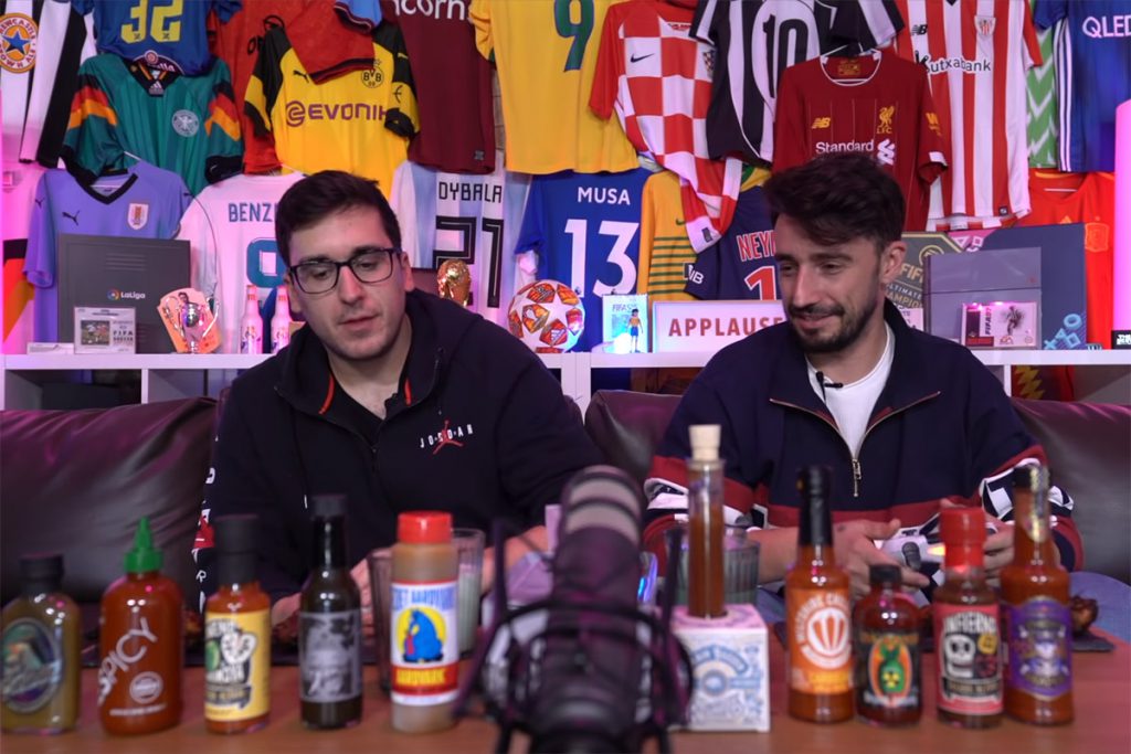 raijmakers hot sauces in youtube show called Fifalitas